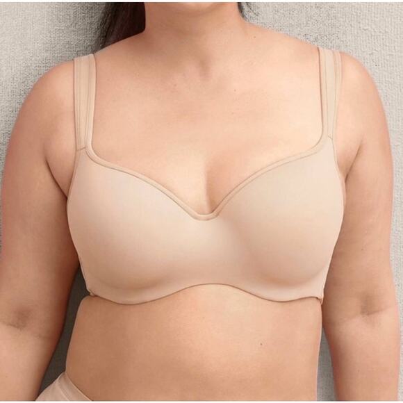 Cacique Other - Cacique Lightly Lined Balconette Nude Bra 38DDD